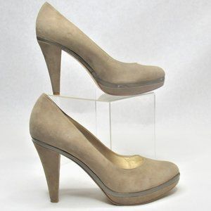 Antonio Melani Tan Suede Heels